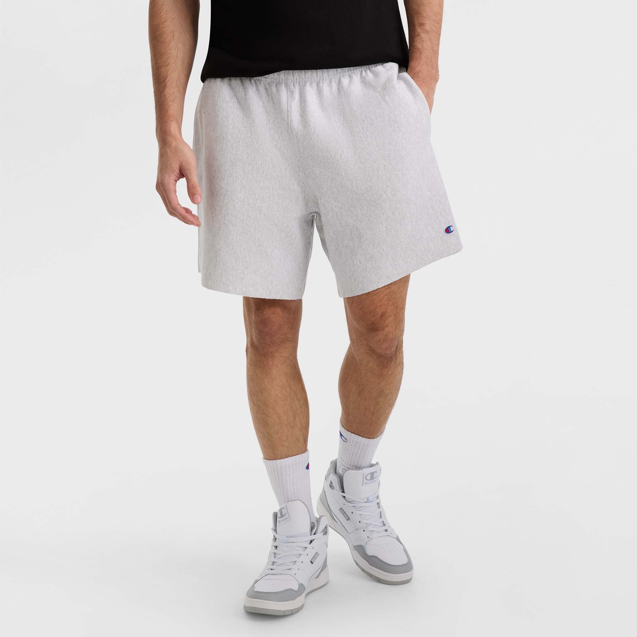 7" Reverse Weave Cut-Off Shorts, C Logo